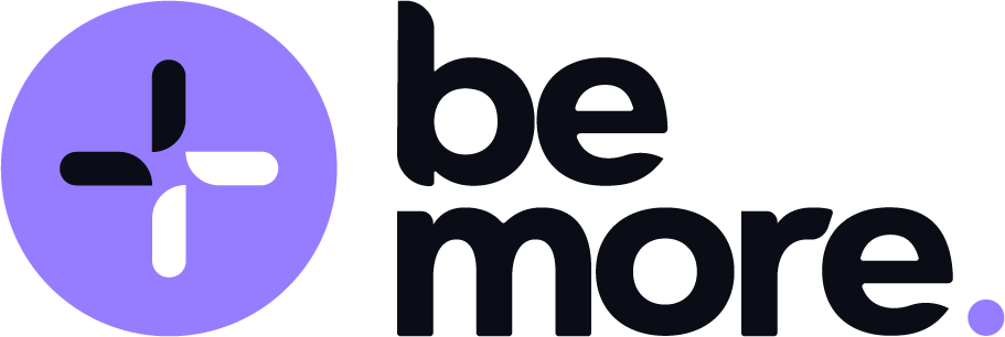 Bemore - Logotipo Horizontal (Roxo)